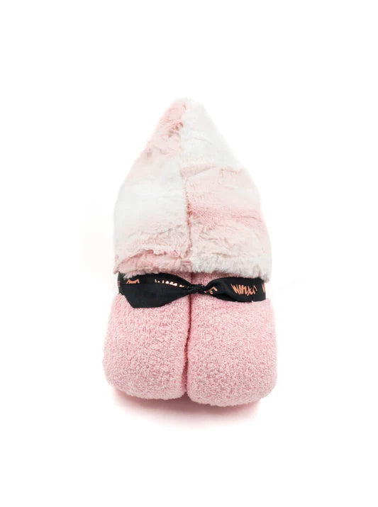 Ombre Pink Hooded Towel