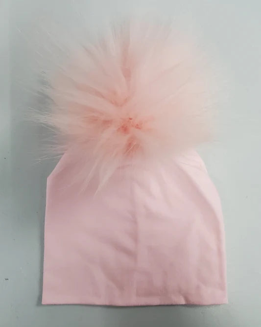 Pom Pom cotton hat