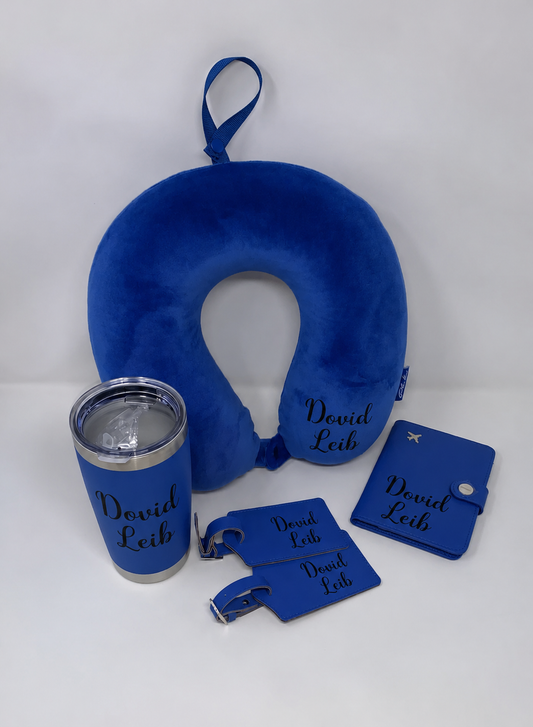 Travel bundle! Travel pillow + tumbler + passport holder