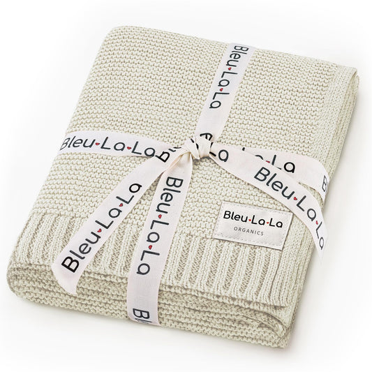 Organic Receiving Swaddle Blanket - 100% Luxury Organic Cotton