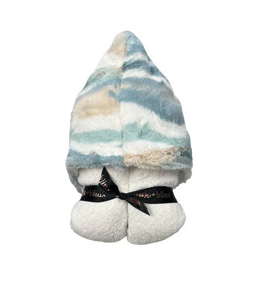 Minky hooded towel - personalization included