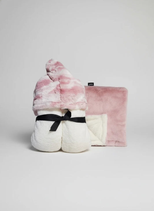 Cozy Minky Blanket and Towel Bundle