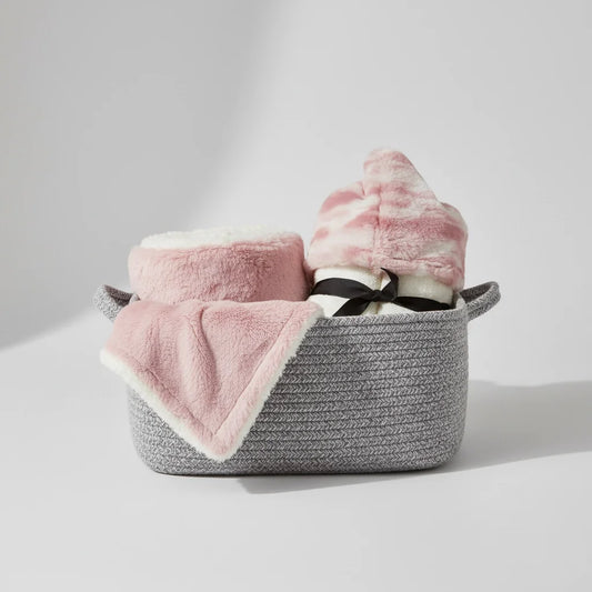 Ultimate Baby Gift Bundle: Hooded Towels, Blankets, Basket - personalization included